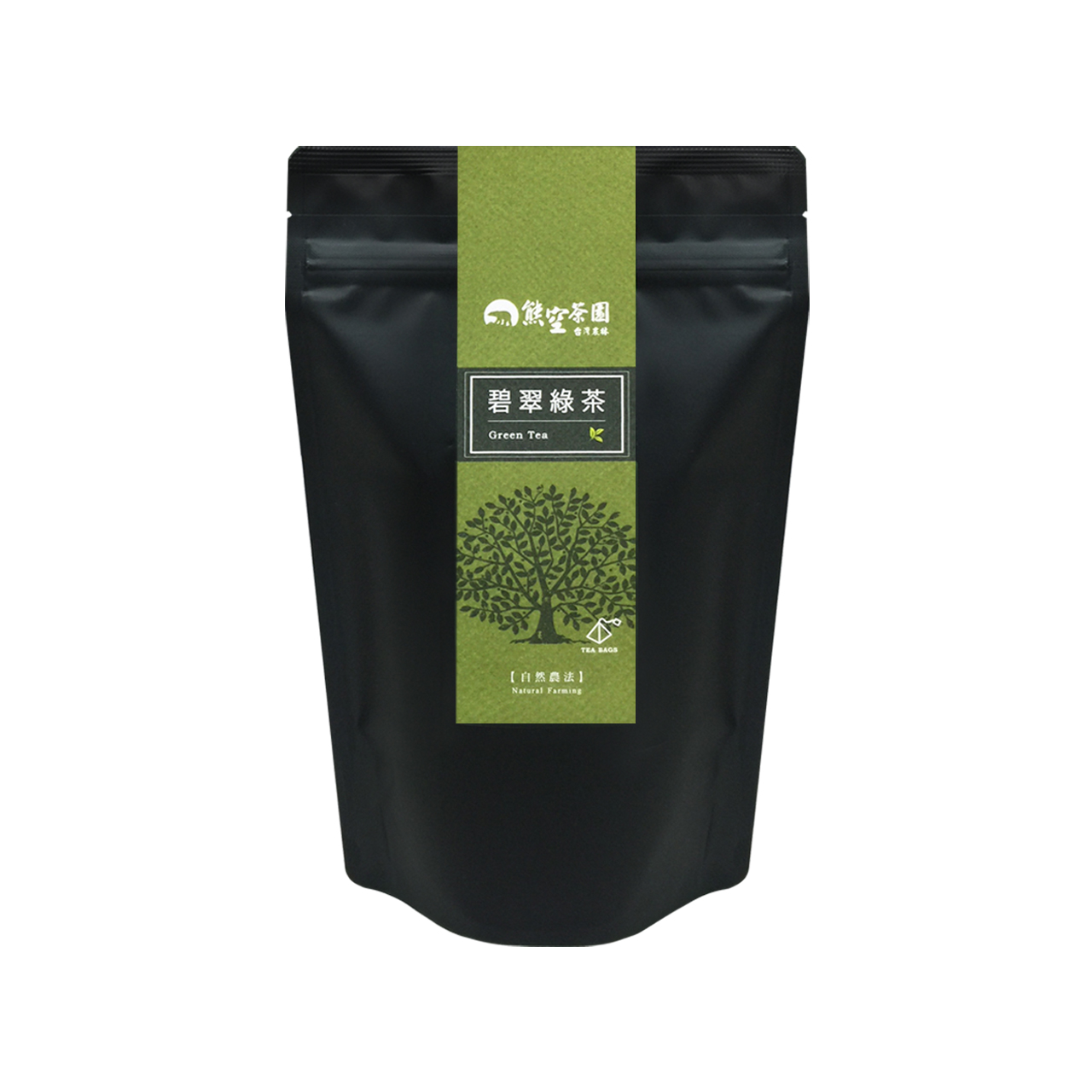 熊空-碧翠绿茶立体茶包(自然农法)