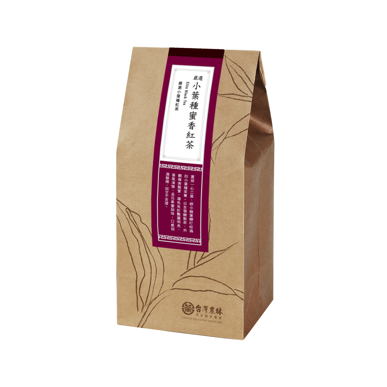 嚴選小葉種蜜香紅茶補充包(100g)