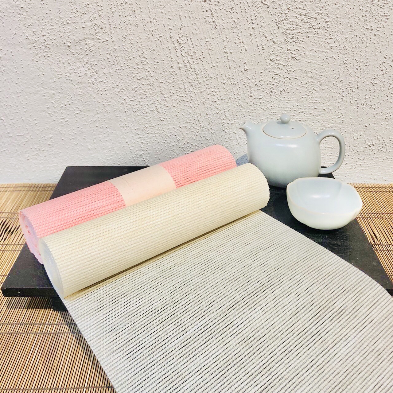 紙席方 20cm 米白