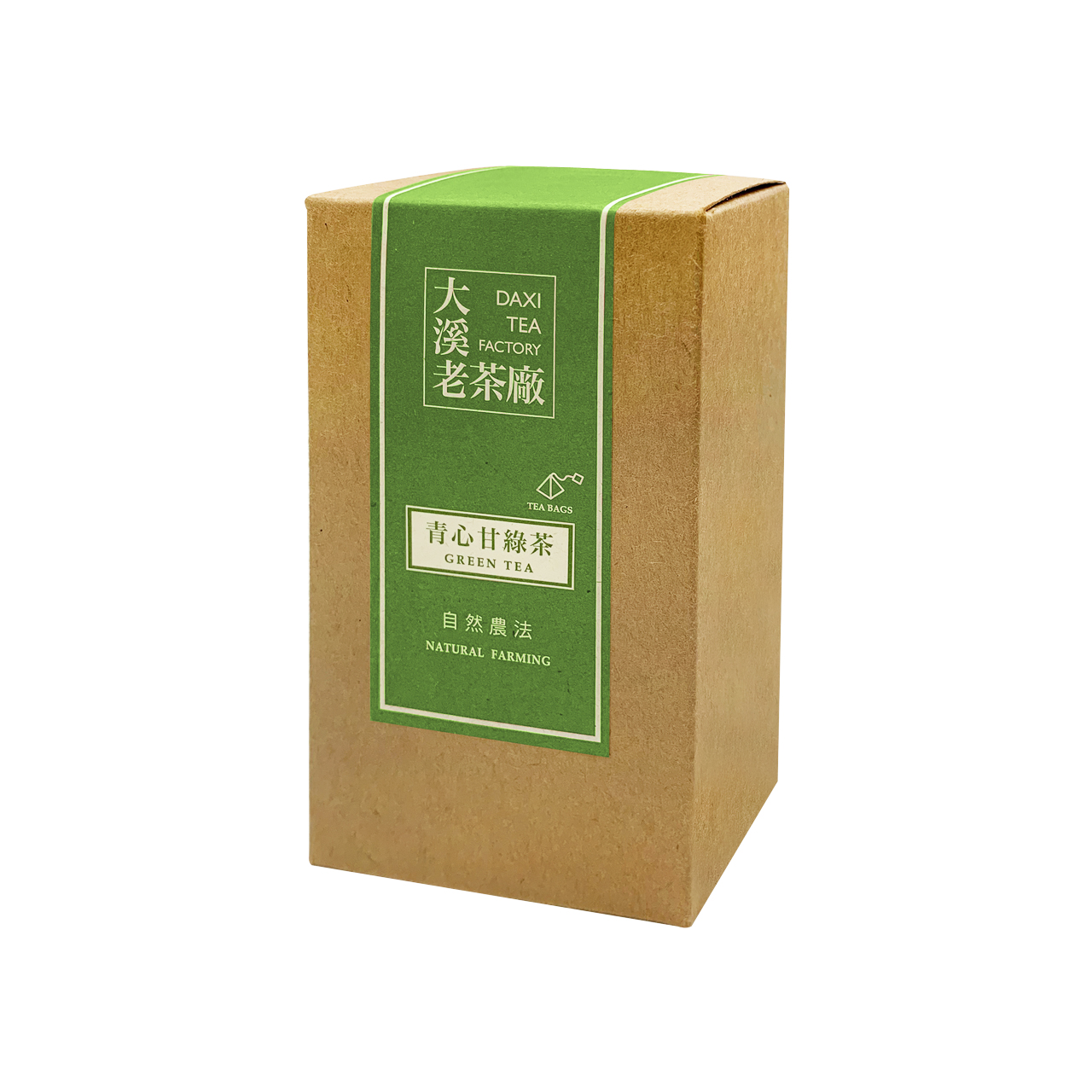 大溪-青心甘綠茶立體茶包2.5g*20入(自然農法)